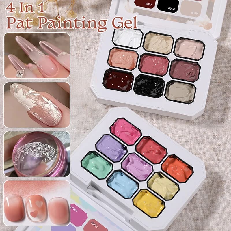 UR SUGAR 9 couleurs 4 en 1 Pat peinture Gel Y2K dégradé Blush couleur Semi Permanent tremper UV & LE