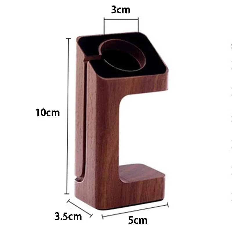 Support de chargeur Apple Watch en bois, support de bureau Smartwatch, station de charge, base de mo