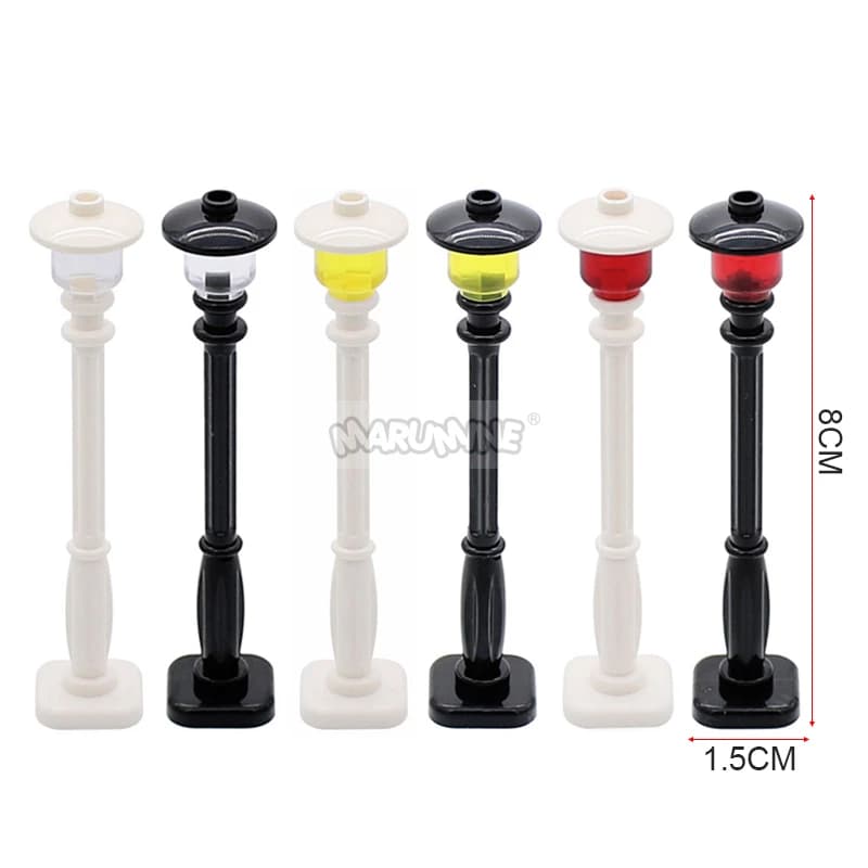 Marumine – mini blocs de construction accessoires bloc MOC panneau lumineux de signalisation routièr