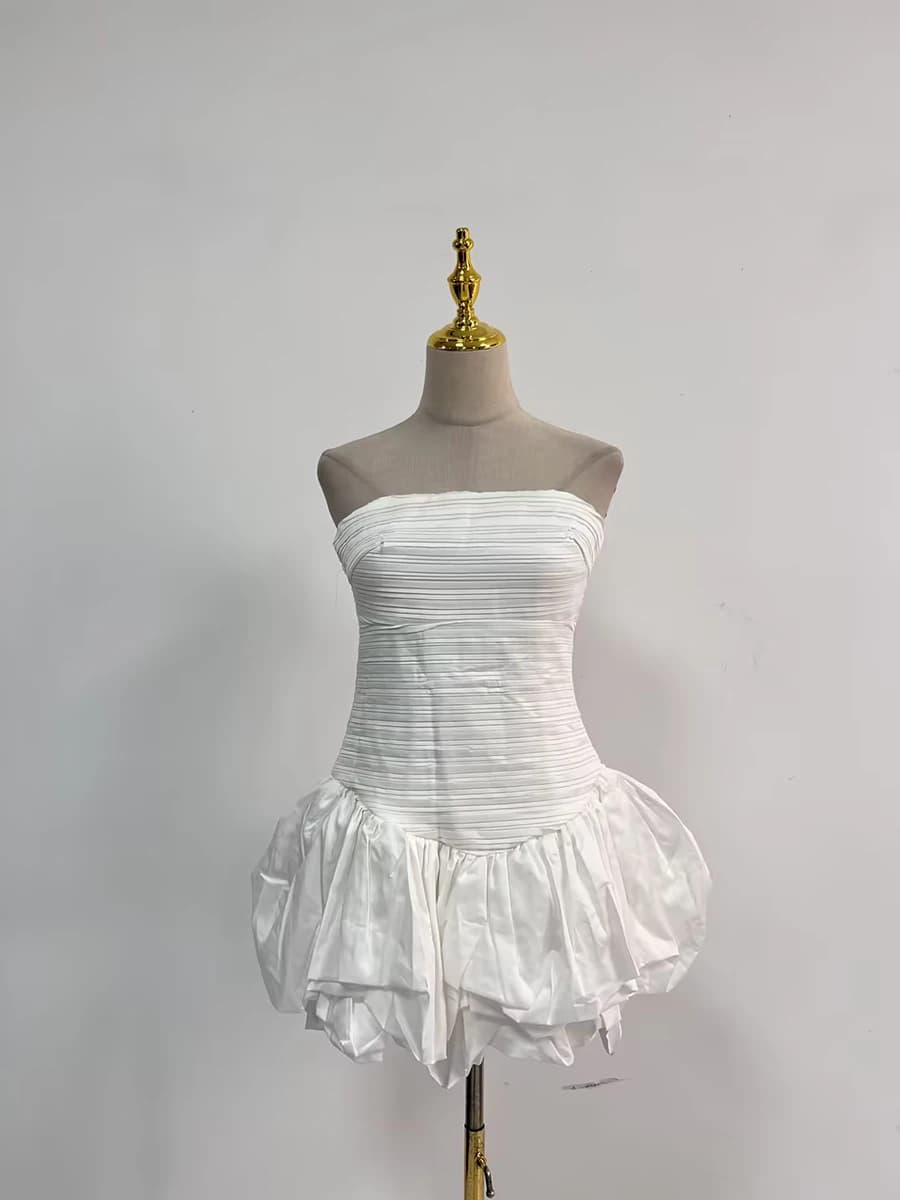 TWOTWINSTYLE – robe amincissante imprimée couleur pour femmes, sans bretelles, sans manches, taille 