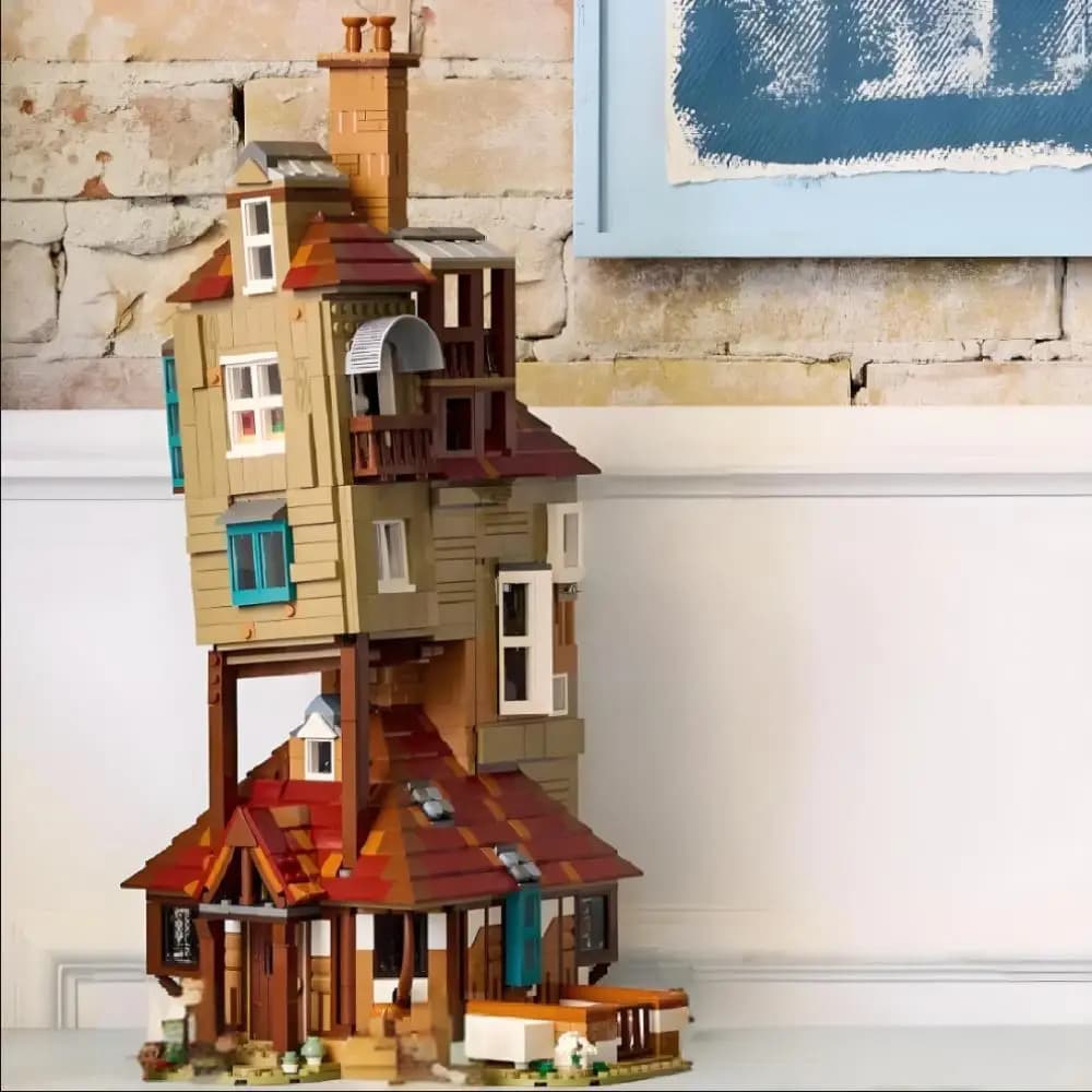 Nouveau modèle de blocs de construction 2026 populaire, 2405 pièces, Harry Potter : Le Burrow de la 