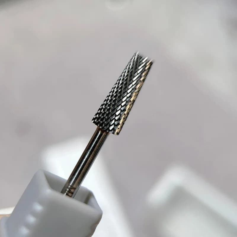 Tête de meulage en titane 3 en 1, tête de meulage d'échelle, foret à ongles en acier au tungstène
