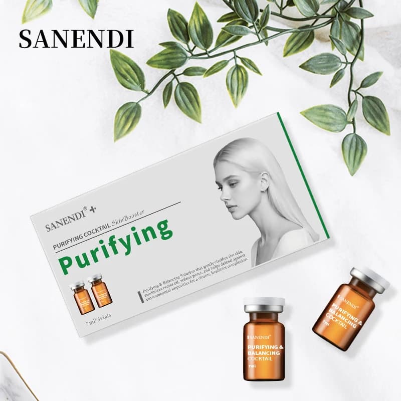 Sanendi sérum à Cocktail pour Ampoule faciale acide hyaluronique Dermapen purifiant hydratant Skinbo