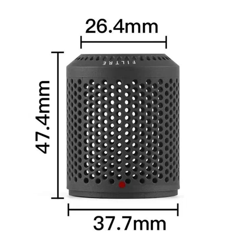 Couvercle de filtre externe anti-poussière pour sèche-cheveux Dyson, accessoires d'aspirateur, gris 