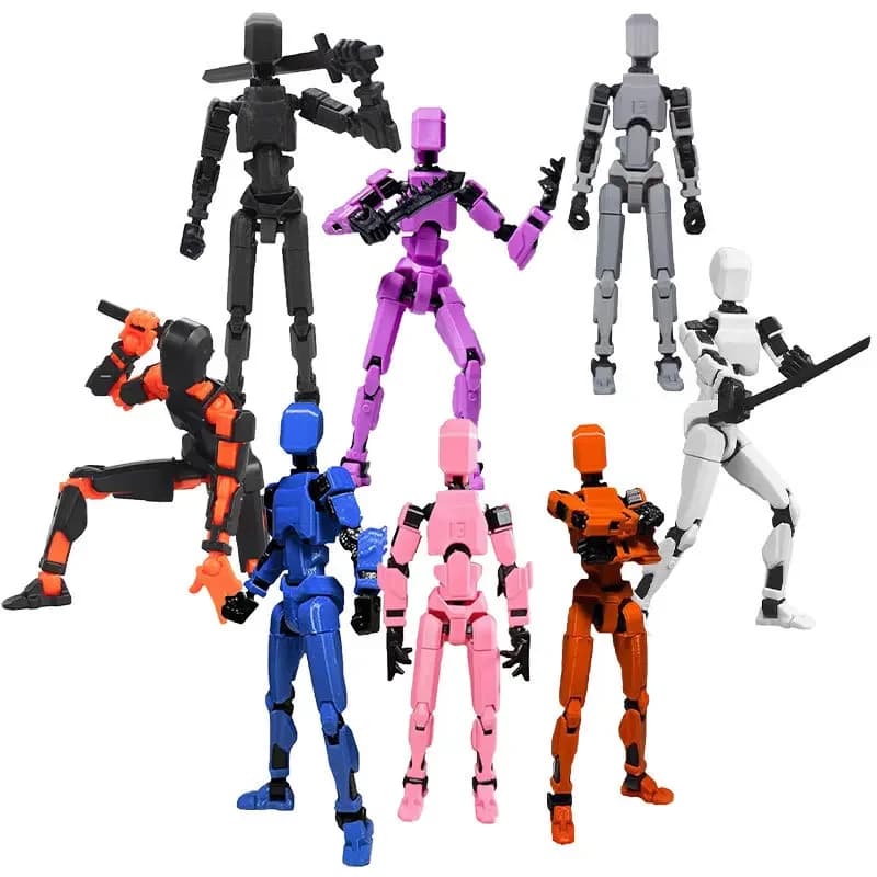 Nouveau Titan 13 figurines T13 Figure 3D imprimé multi-articulé mobile chanceux 13 figurine Nova Fig