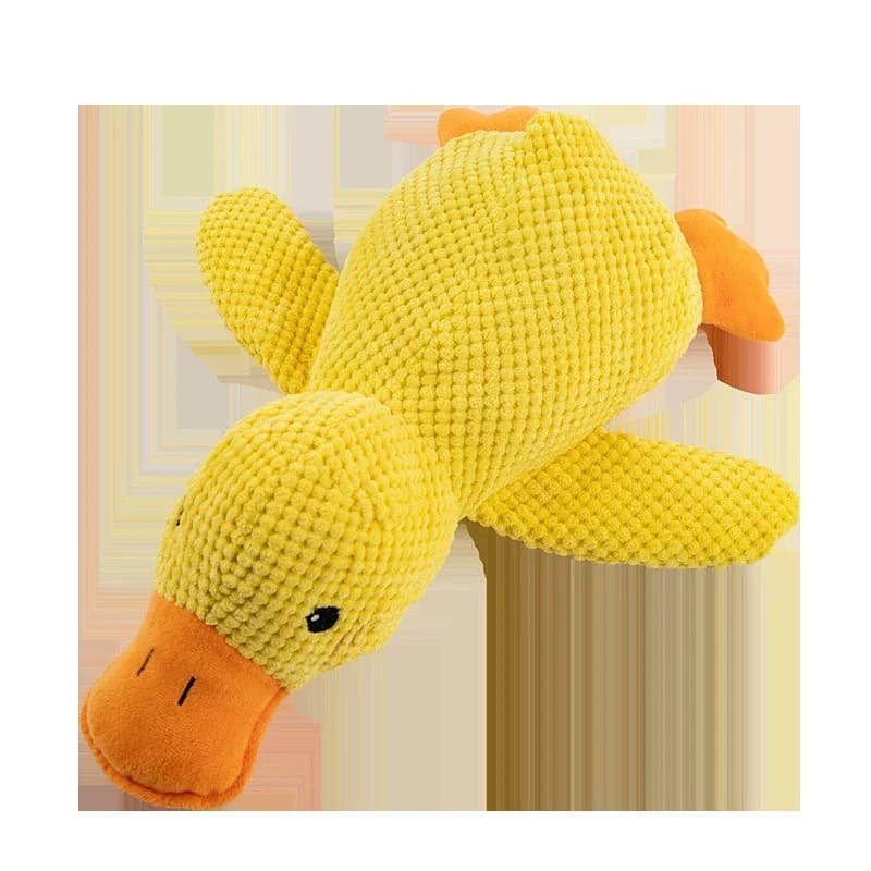 Canard Confort : un jouet pour chien durable qui imite les sons de mastication, conçu pour un temps 