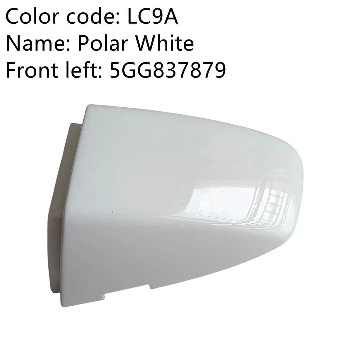 Couvercle de capuchon de cylindre de serrure de poignée de porte avant gauche, pour VW Golf 7 MK7 GT