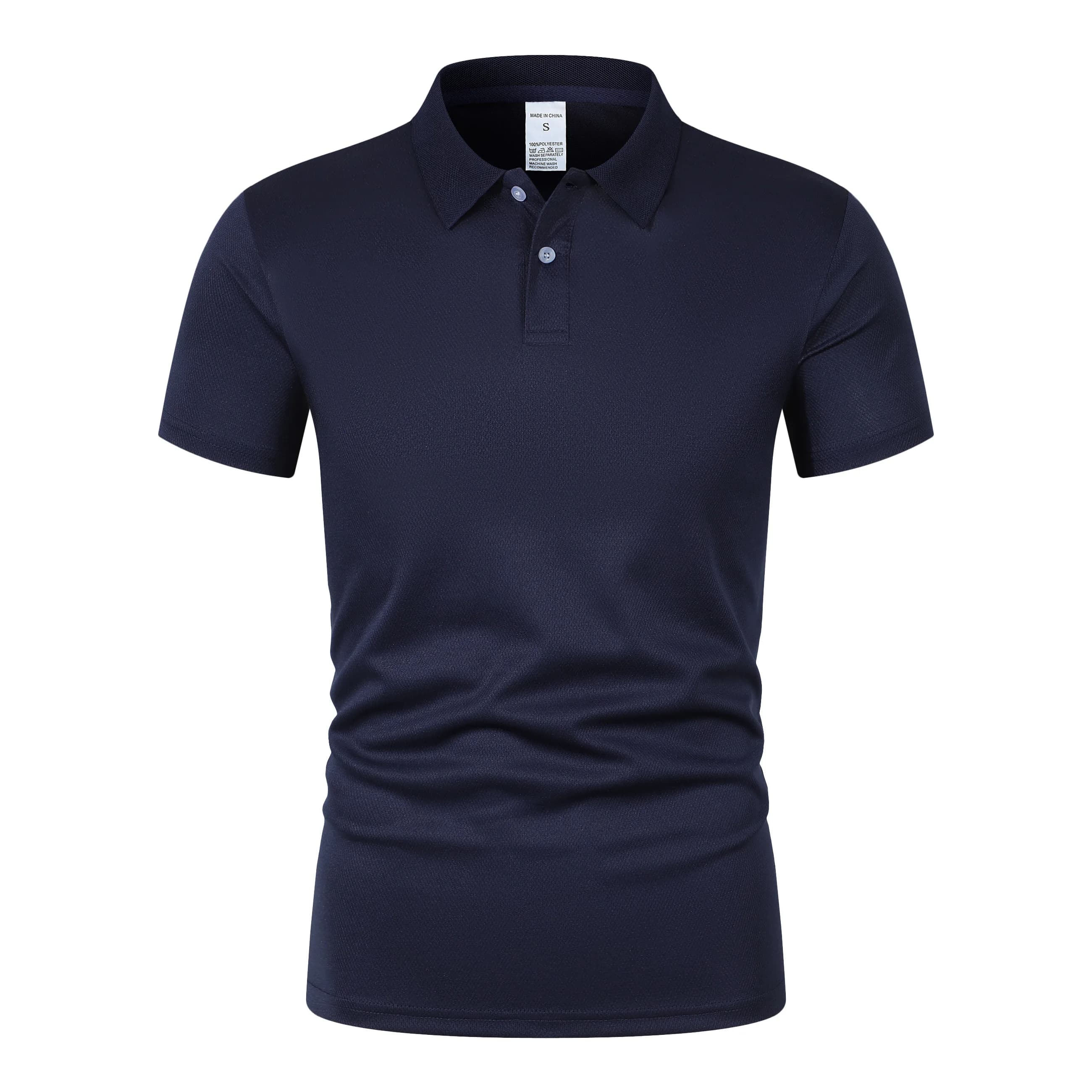 Polo de couleur unie ultra-léger pour hommes, chemise respirante à séchage rapide, anti-transpiratio