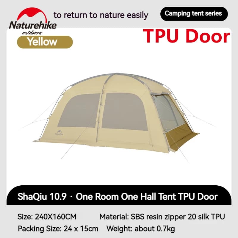 Naturehike Dune 10.9 Dôme Tente Accessoires Tapis de Sol TPU Porte Top Cover Empreinte Camping En Pl