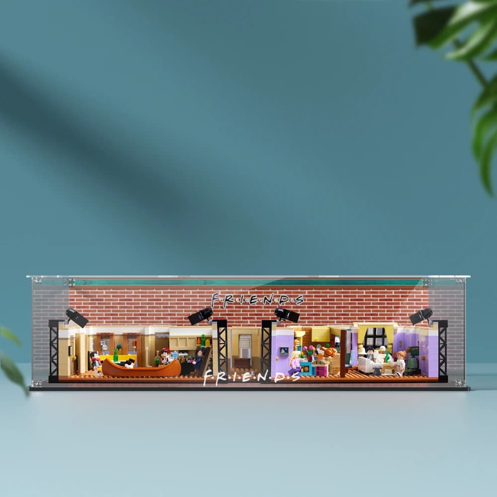 Boîte de présentation en acrylique pour appartements Lego 10292 The Friends, vitrine transparente an