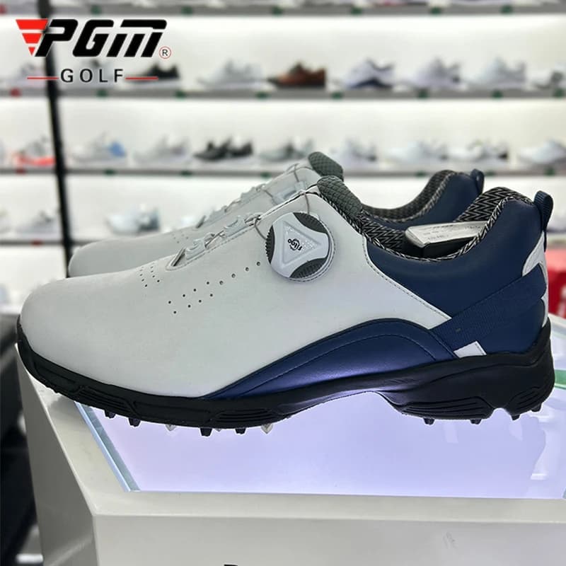 PGM-Chaussures de golf imperméables pour hommes, baskets de sport, légères, respirantes, anti-aldes,