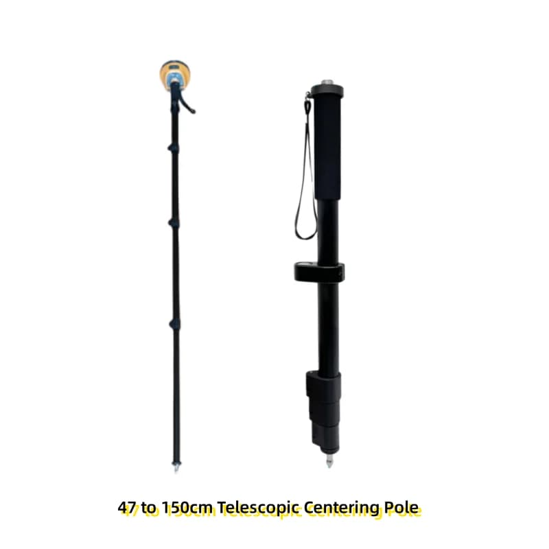 Nouveau pôle de centrage téléscopique GNSS GPS RTK, tige de centrage de surveillance portable 47 à 1