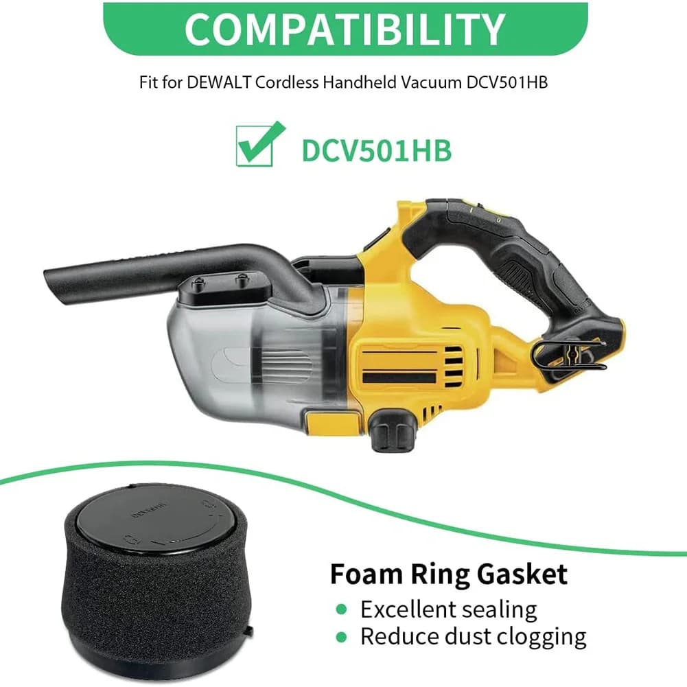 Élément d'écran filtrant DCV5011H, 2/4 pièces, Applicable au modèle DCV501 20V, charge aspirateur, f