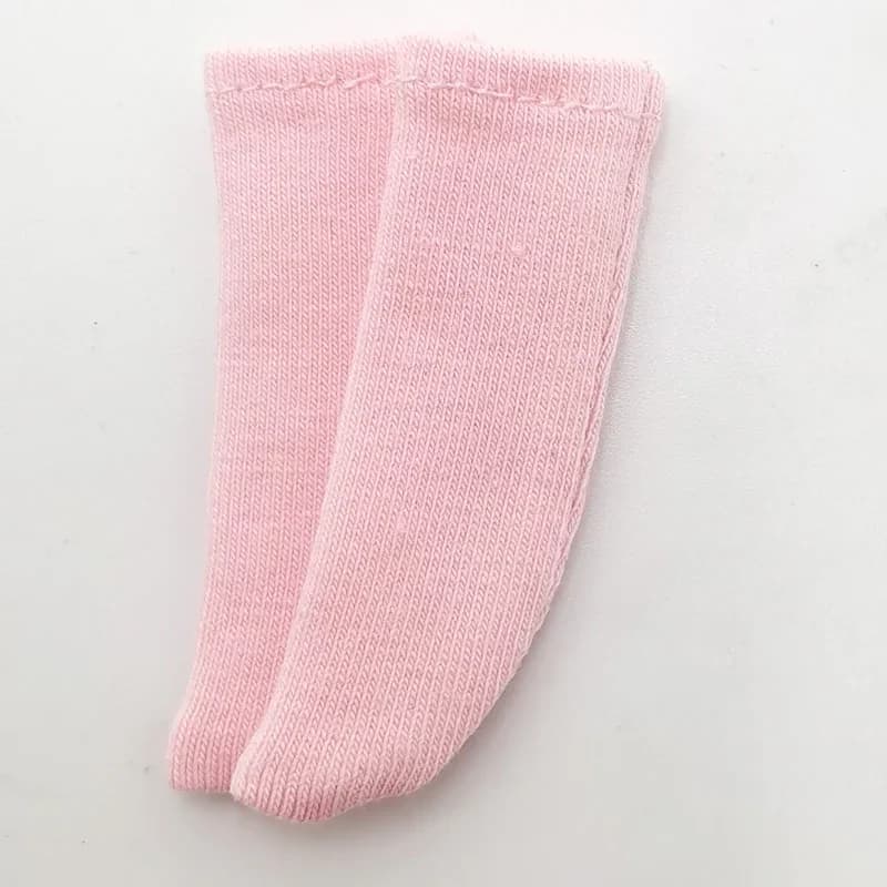 Blythe – bas de poupée, Legging Long noir et blanc pour bottes Blyth Azone, chaussettes de poupée OB