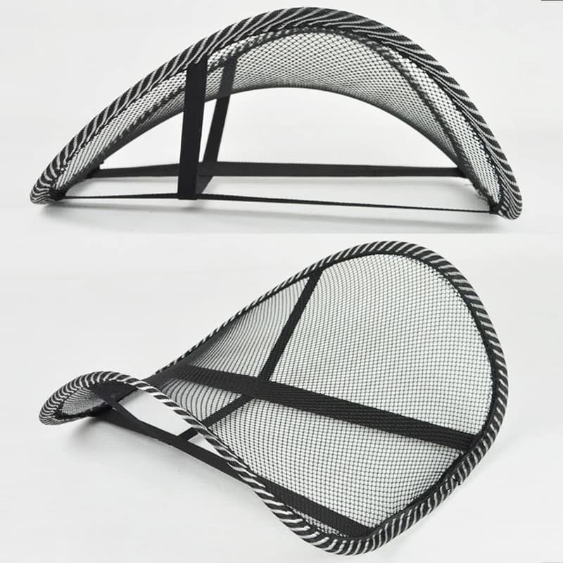 Coussin de dossier de chaise de siège de voiture, attelle lombaire en maille, coussin de chaise de s