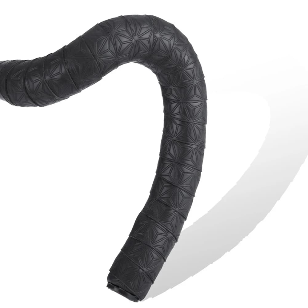 1 paire de ruban de guidon de vélo de route antidérapant, bande de barre de poignée antichoc en PU a