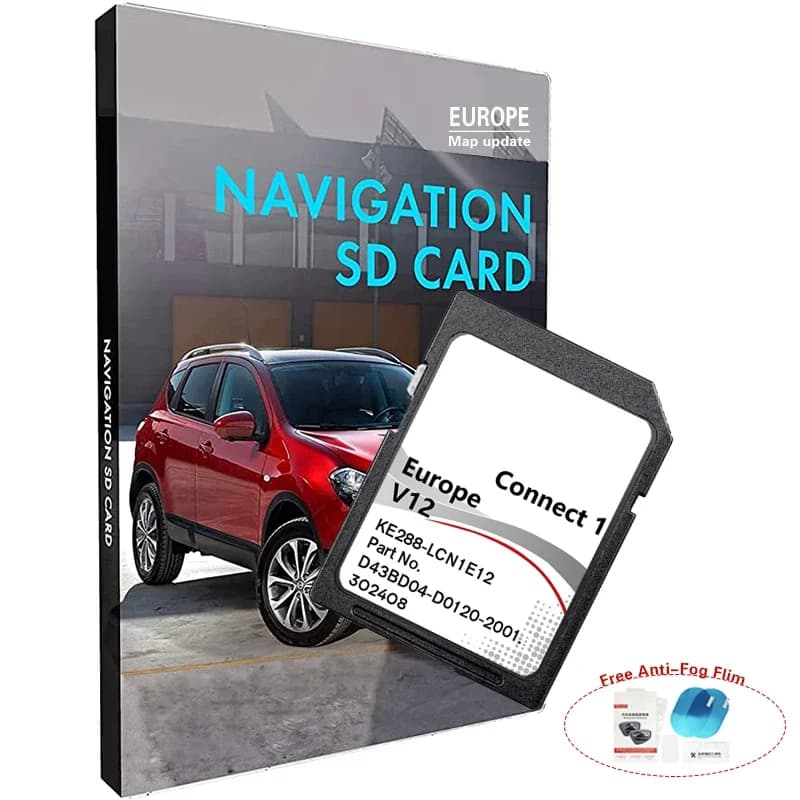 Carte mémoire SD Sat Nav 2022, flambant neuf, pour Nissan Qashqai Juke Note Connect 1 V12, dernière 