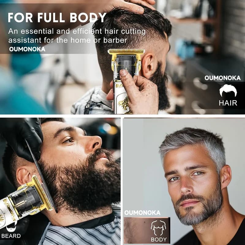 Nouveau rasoir électrique professionnel pour hommes, tondeuse à barbe, barbier, Machine à raser T9, 