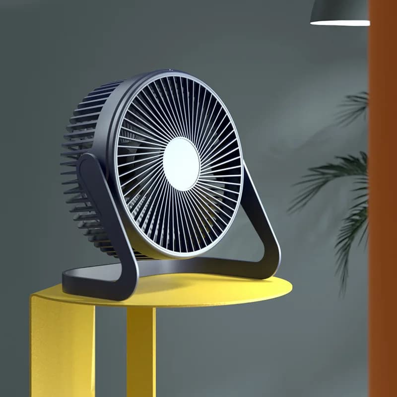 Nouveau 5 pouces USB ventilateur de bureau rotatif Mini ventilateur électrique Portable réglable été