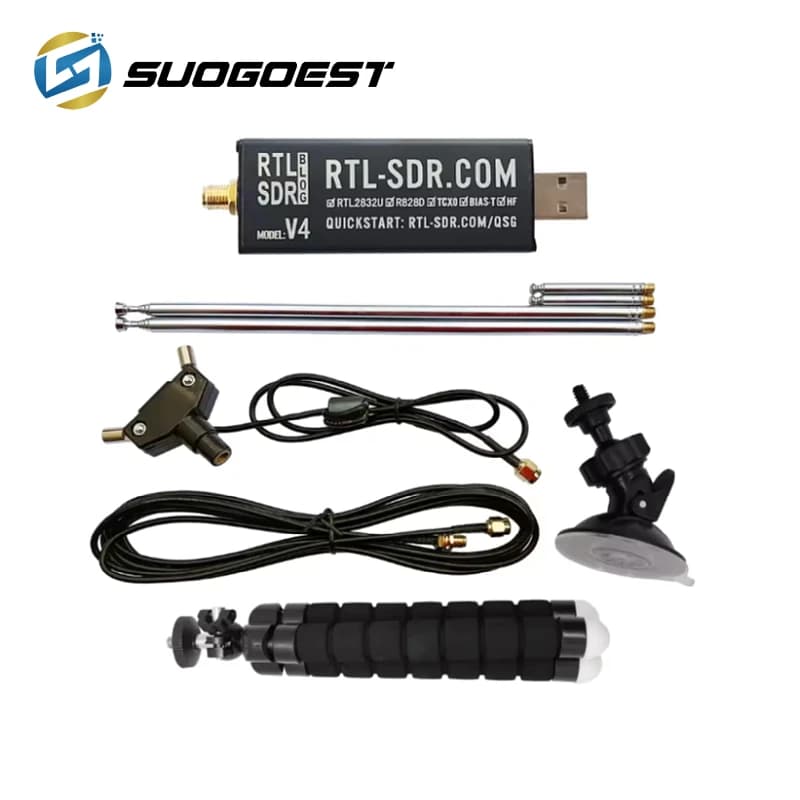 OpenSourceSDRLab Original RTL-SDR Blog RTL SDR V4 R828D RTL2832U 1PPM TCXO SMA RTLSDR Radio définie 