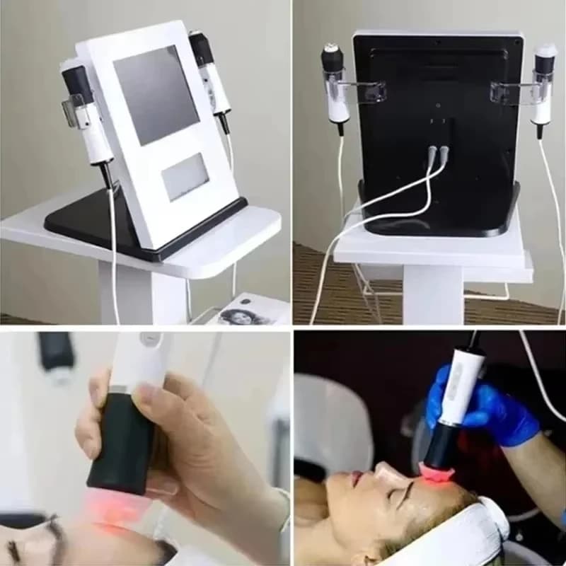 Machine faciale à oxygène avec technologie de nano-bulles de CO2 3 en 1, lifting du visage, rajeunis