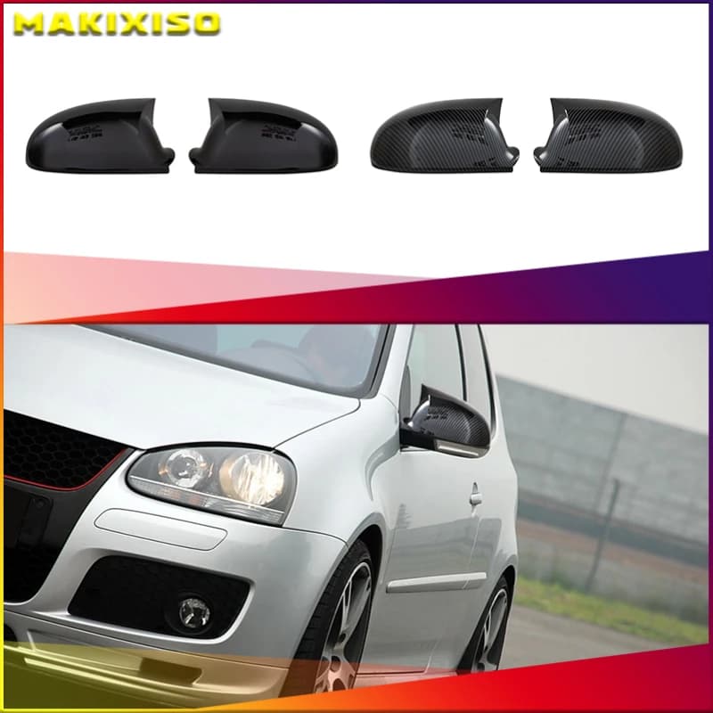 Garniture de couvercle de rétroviseur pour VW Golf 5 MK5 GTI R32 2003 – 2009, capuchons de rétrovise