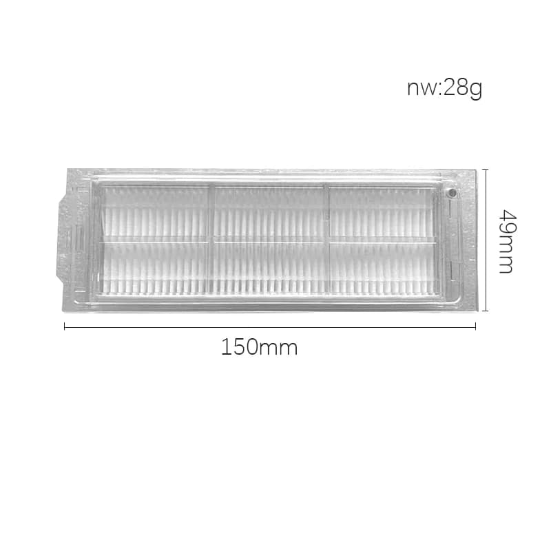 Pièces pour aspirateur Robot Cecotec Conga 11090 Spin Revolution, brosse latérale à rouleau, filtre 