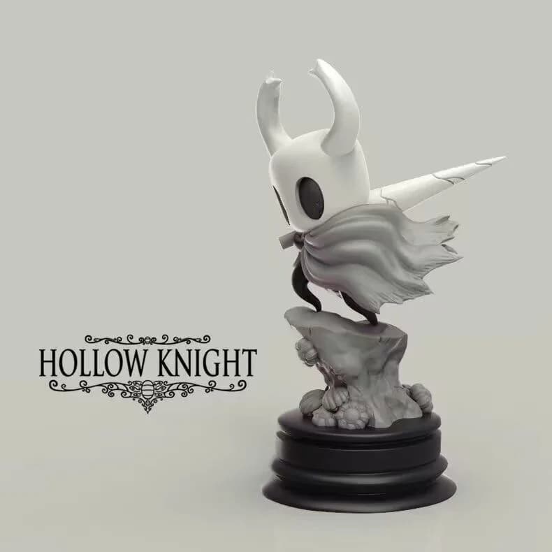 Hollow Knight -10CM modèle animé petit chevalier fait à la main, accessoires de jeu, châssis, fait à