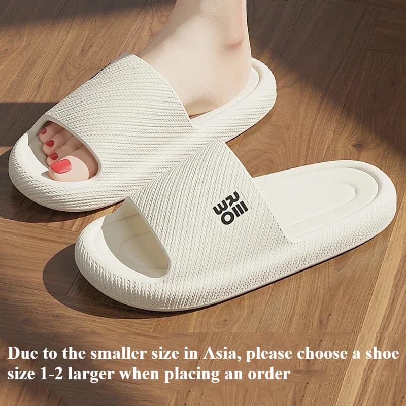 Pantoufles d'été à la mode pour hommes, chaussures confortables pour la maison, sandales plates, ton