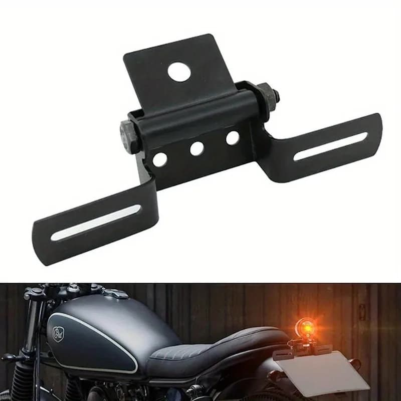 Support de montage de plaque de planificateur de moto réglable, plaque de planificateur pliante univ
