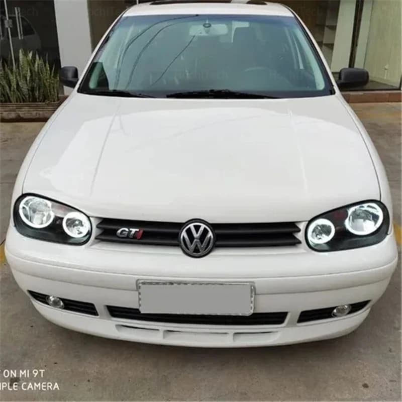Switchback coton lumière LED oeil d'ange double couleur pour Volkswagen VW Golf MK4 R32 GTi VR6 CABR