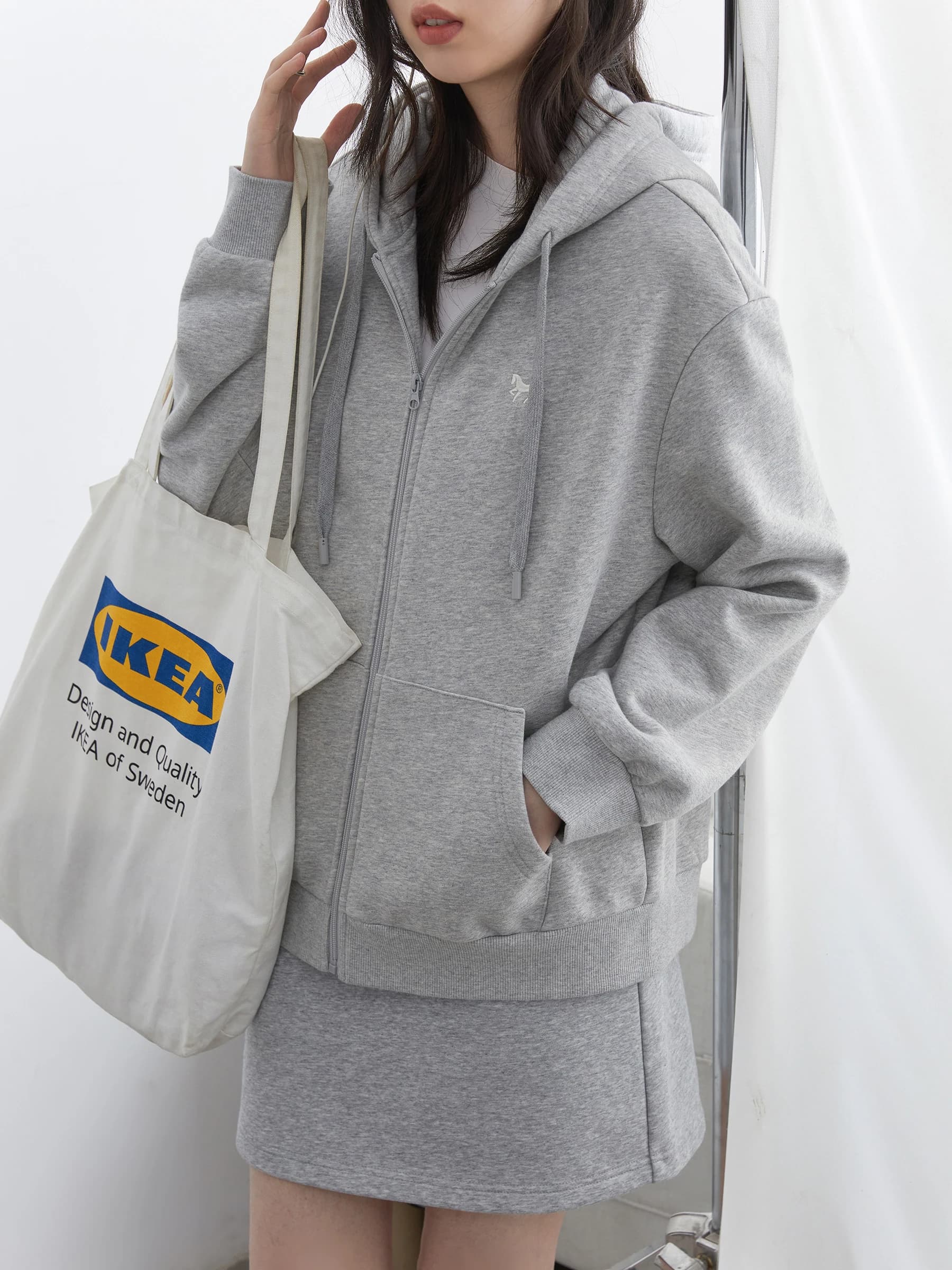 CHIC VEN coréen femmes sweats ample décontracté nouveau à capuche femme haut cordon dames veste pola