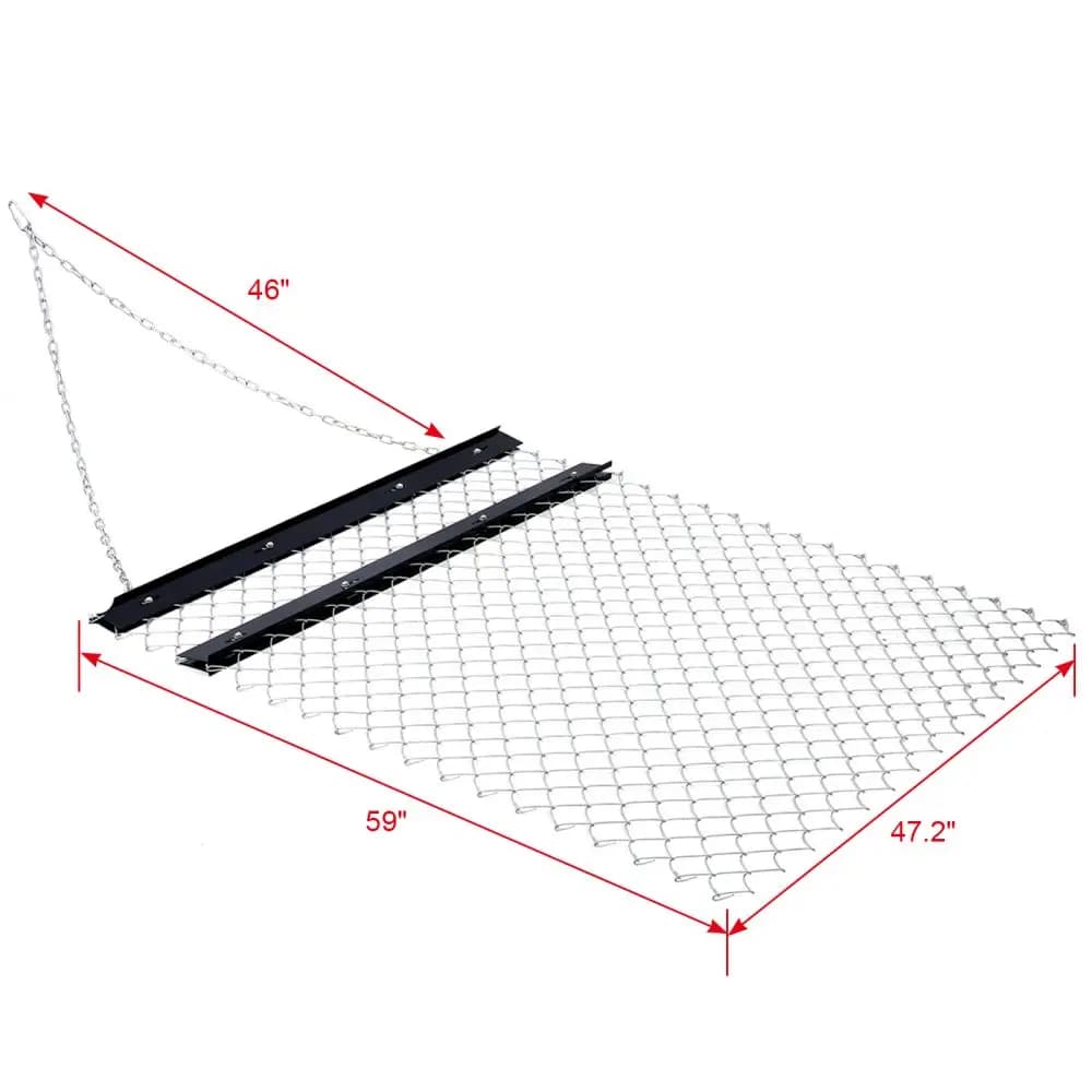 RL Drag Harrow-Harrow de 4x5 pouces pour les dirigeants, pour dropping de paysage ou préparation de 