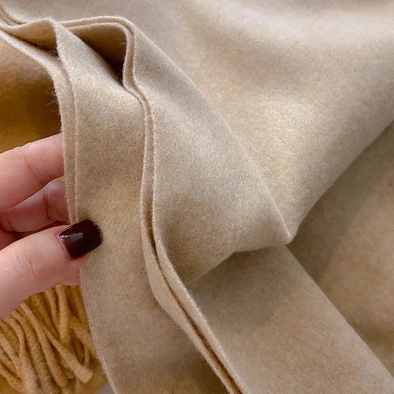 Écharpe de luxe en laine pour femme, cachemire chaud, Pashmina, marque, châles enveloppants, épais e