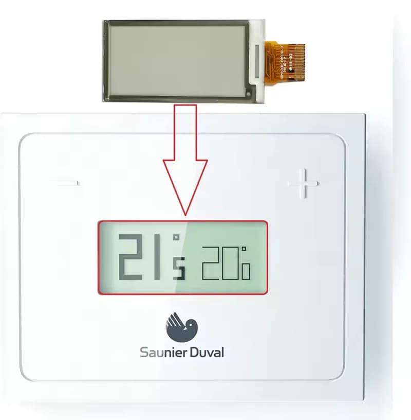 Nouveau Pour Saunier Duval MiGo FPC-730 LCD affichage Thermostat réparation écran matrice