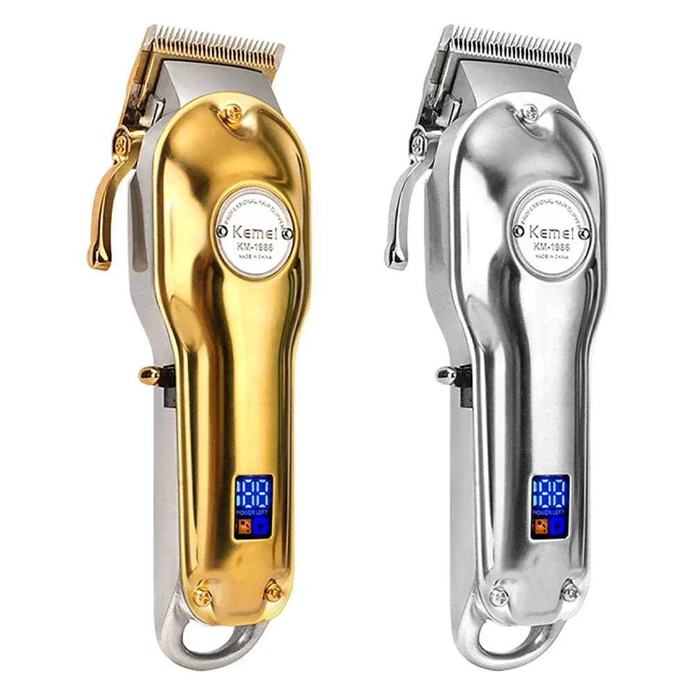 Kemei KM-1986 ou lame tondeuse à cheveux pour hommes tondeuse professionnelle tondeuse électrique ra