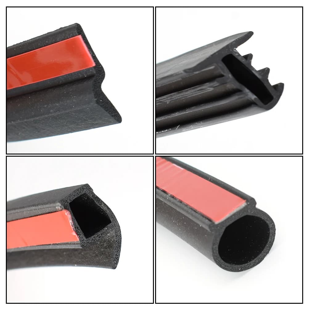 Kit de bande de joint de porte de voiture, coupe-froid en caoutchouc EPDM insonorisé, capot de coffr