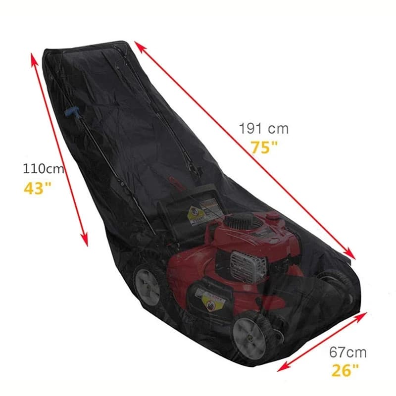 Juste de Tondeuse à Gazon en Tissu Oxford, Protection UV, Anti-Poussière, Imperméable
