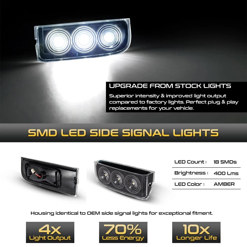 Feux de barrage de secours à LED pour Land Rover Range Rover L322, lampes de pare-chocs arrière, OEM