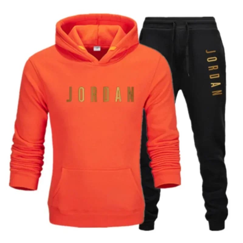 Gran oferta de primavera de la temporada, Sudadera con capucha forrada de lana conjunto informal sud
