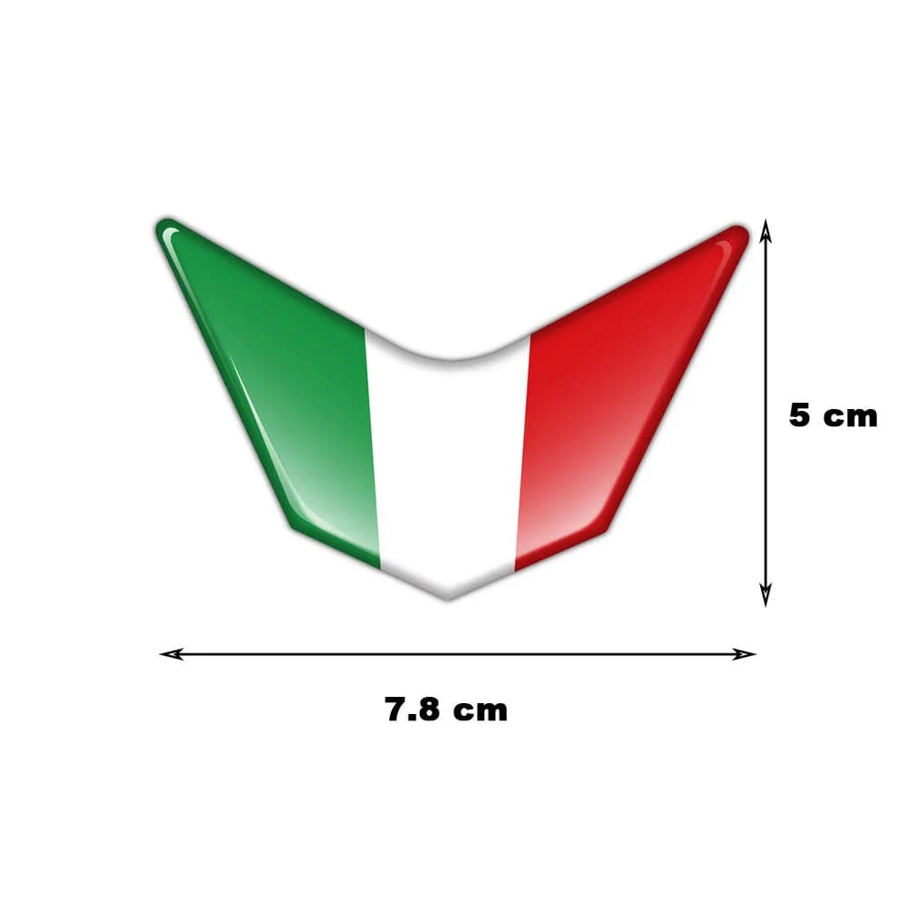 Autocollants de carénage avant de moto en résine 3D, étui à autocollants italien pour Ducati 959 969