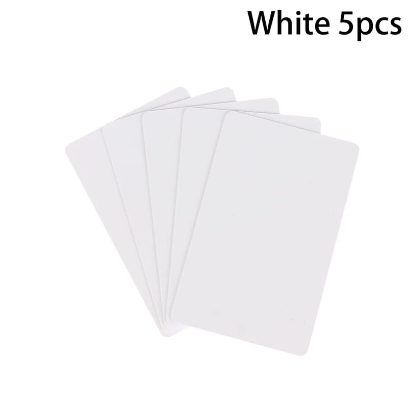 5/10 pièces NFC215 cartes noires et blanches réinscriptibles NFC NT-AG215 cartes PVC vierges facile 