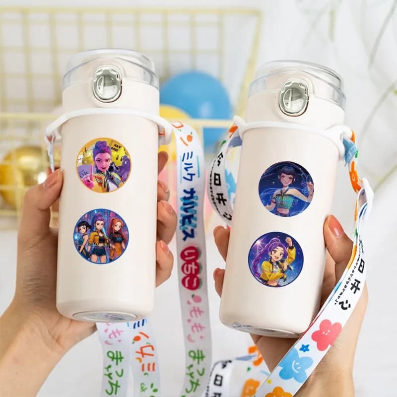 500 autocollants populaires sur le thème du tigre, anime et K-Pop, imperméables, pour scrapbooking, 