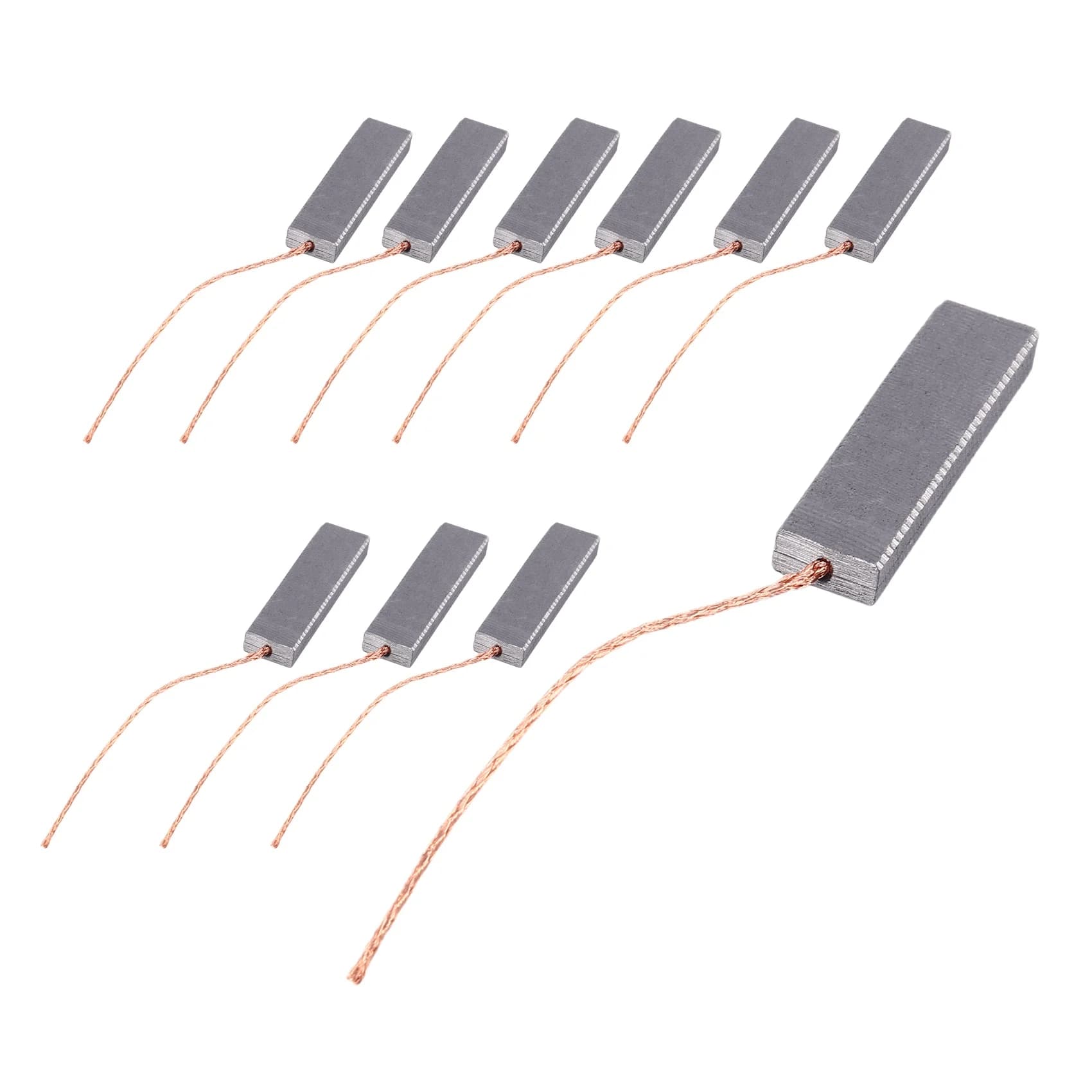 Lot de 10 brosses en carbone pour moteur de machine à laver Siemens, 5x13,5x40mm, type tambour