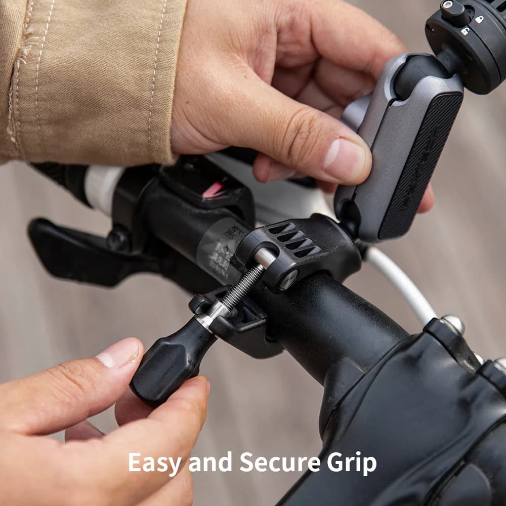 PGYTECH CapLock – support de guidon de moto, pour DJI OSMO Action 4/3/2, POCKET 3, Gopro Hero 12/11/
