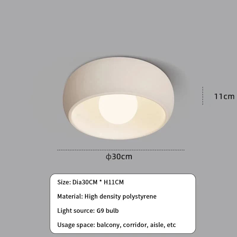 Minimaliste circulaire couloir lumière balcon LED plafonnier moderne vestiaire entrée allée plafond 