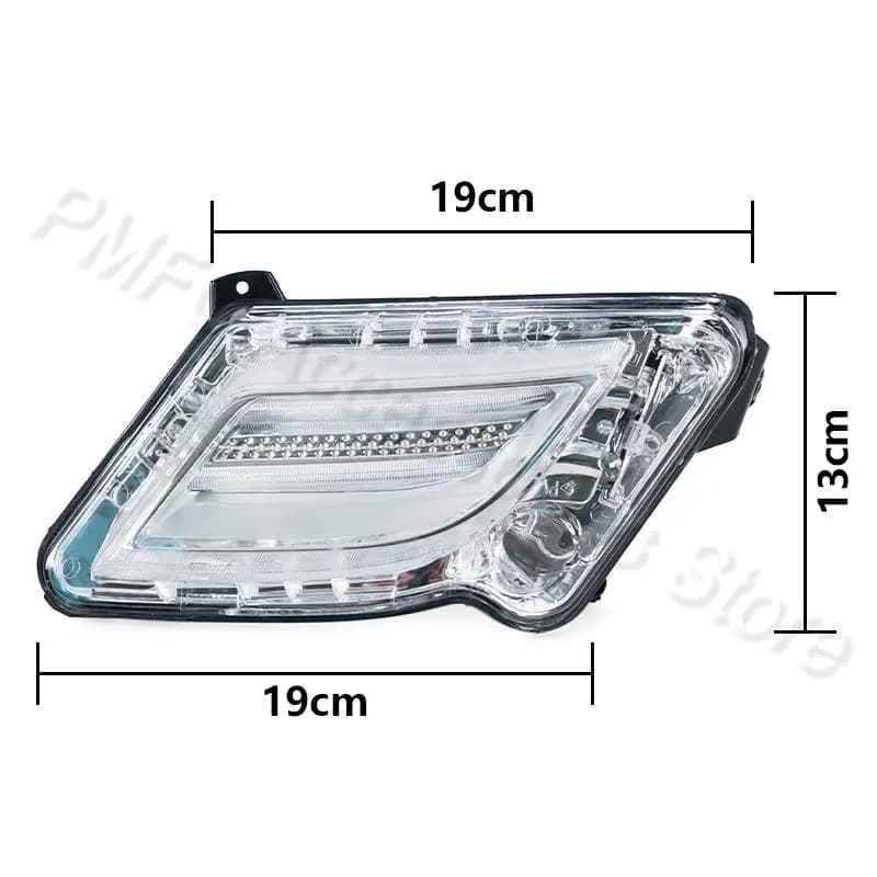 Enquêter de jour DRL pour pare-chocs avant, clignotant, lampe pour Volvo V60, S60, 2011, 2012, 2013,