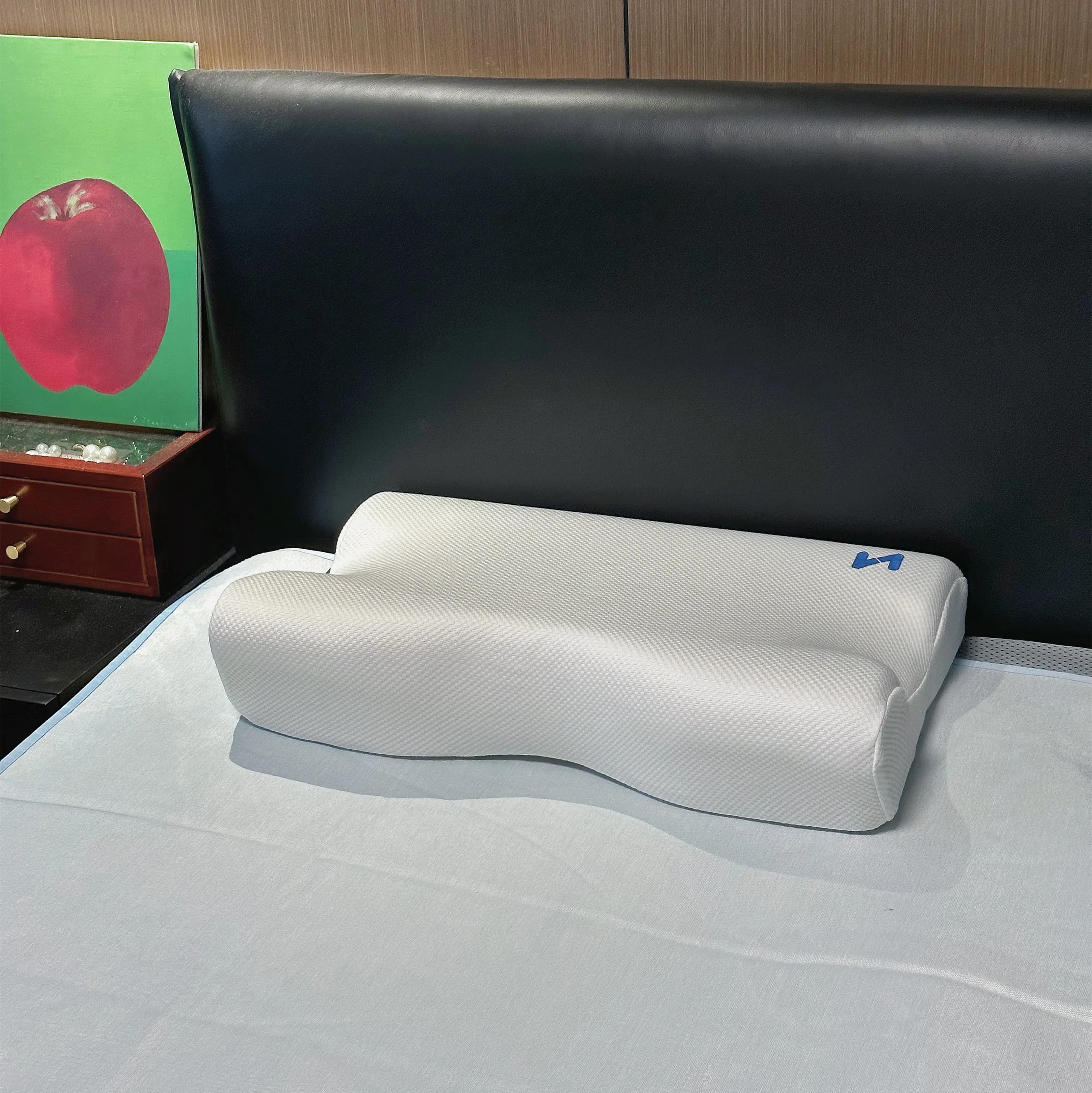 Oreiller de beauté 3D pour le sommeil latéral, mousse à mémoire de forme, oreiller cervical pour le 