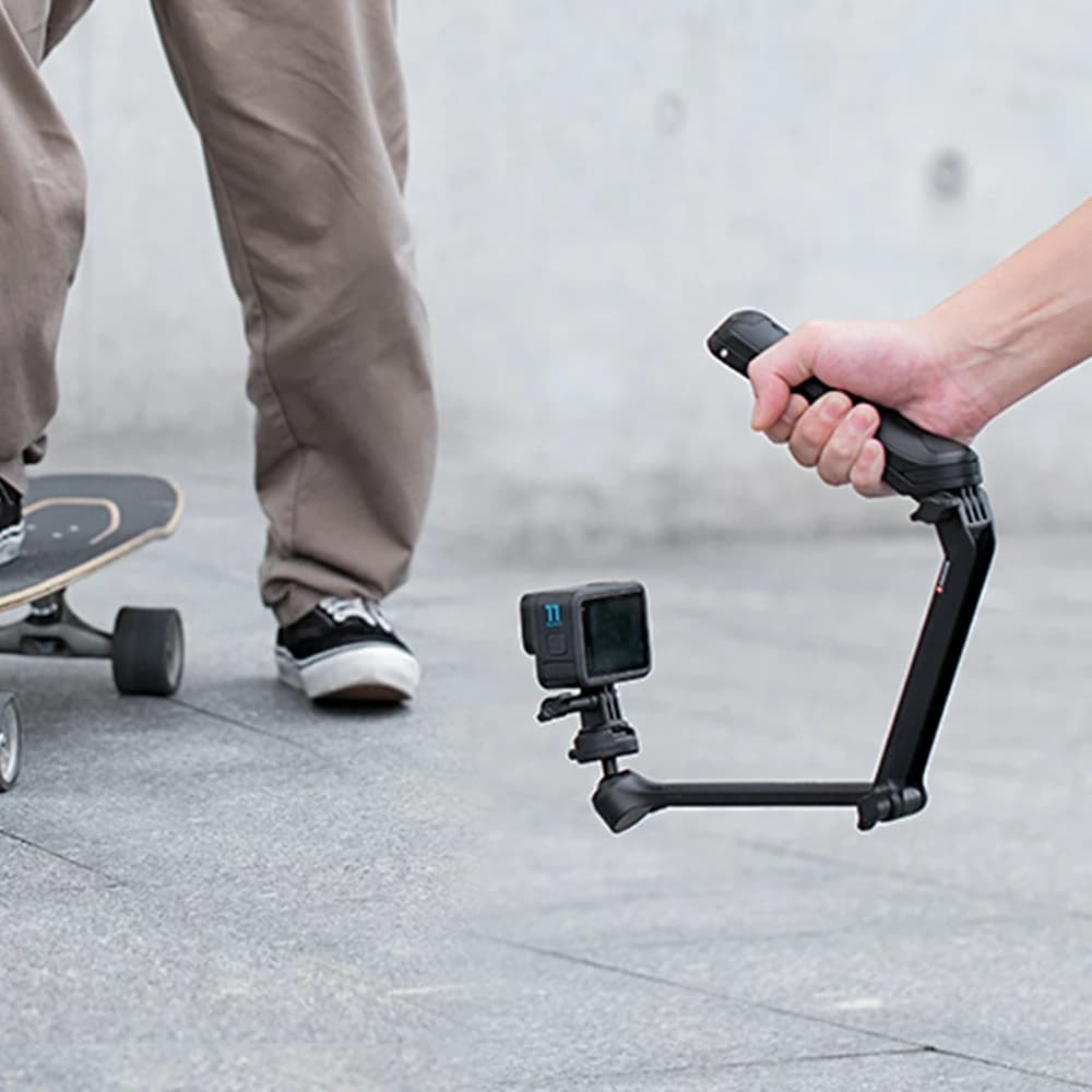 IcalYTECH-Mantispod Z Selfie Stick avec poignée, trépied à 3 voies, Vlogger vidéo, étanche, OSMO Act