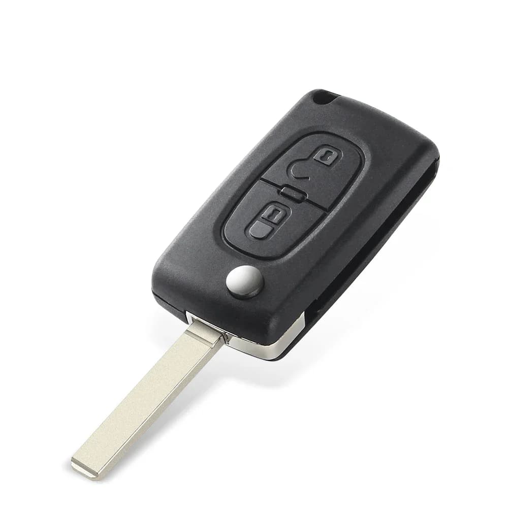 KEYYOU pour Peugeot Cle llave 207 307 407 pour CITROEN C1 C2 C3 C4 C5 Berlingo 433Mhz ID46 ASK FSK c